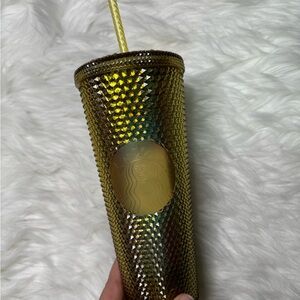 Disney X Starbucks 50th Anniversary Tumbler Gold BNWT in box #disneyparks WDW
